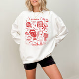 KC Doodle Football Sweatshirt