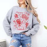 KC Doodle Football Sweatshirt