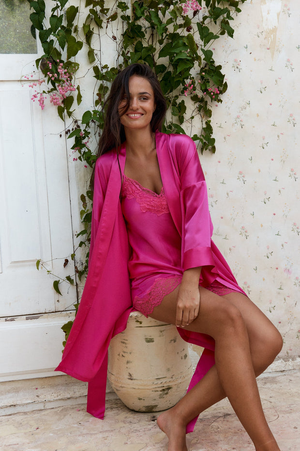 Sienna Camisole and Shorts Set | Fuchsia