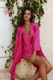 Opulence Robe | Fuchsia