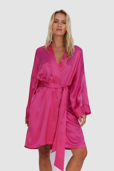 Opulence Robe | Fuchsia