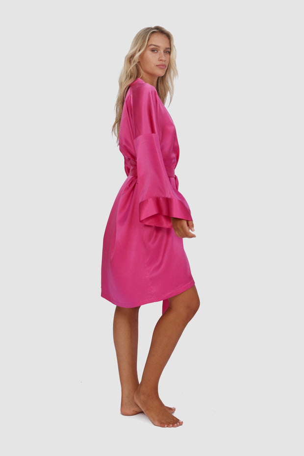 Opulence Robe | Fuchsia