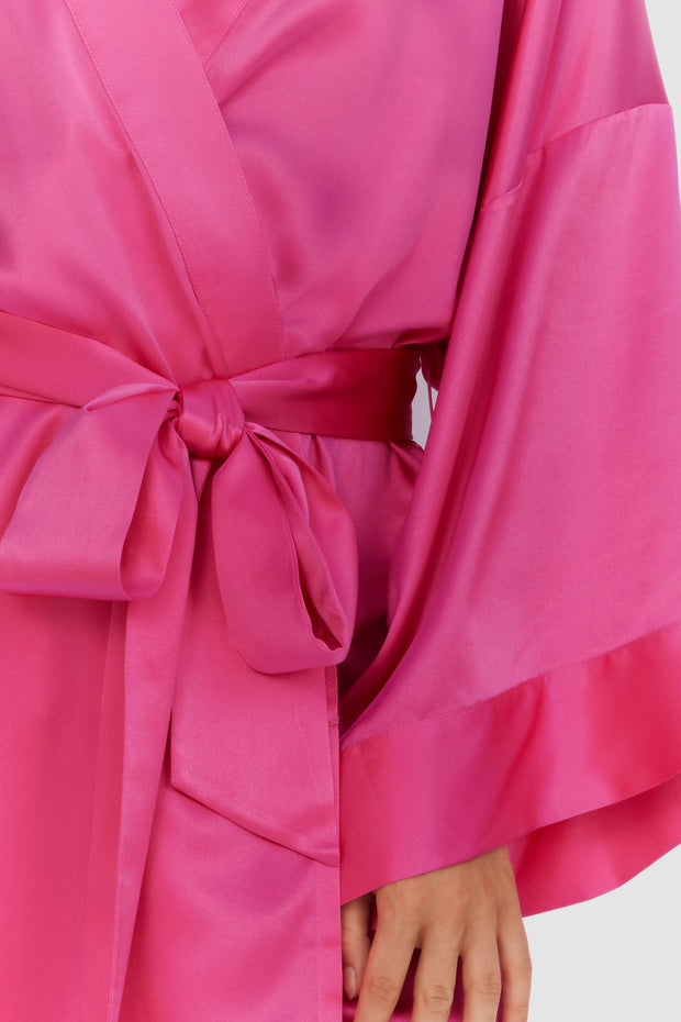 Opulence Robe | Fuchsia